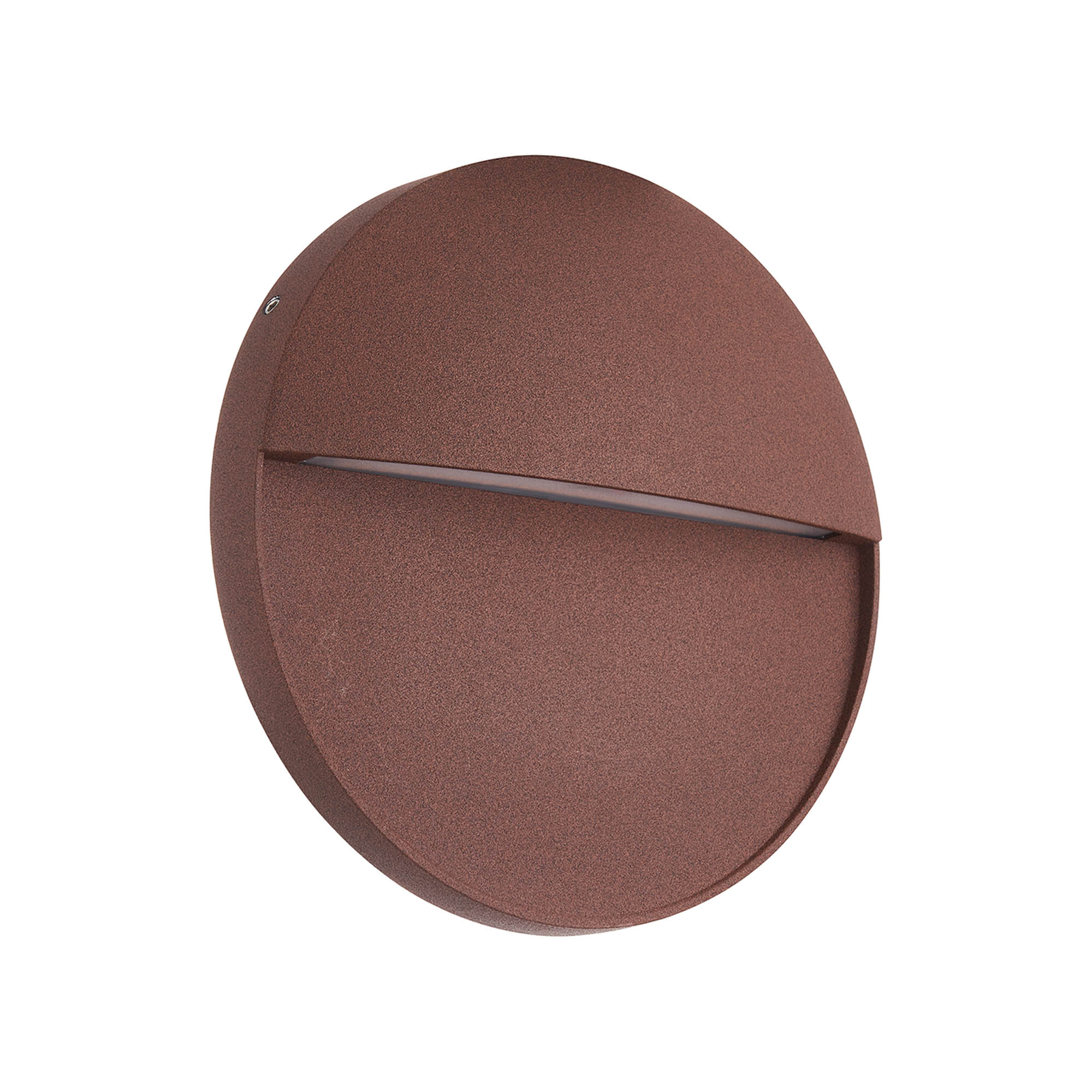 M7643  Baker Large Round Wall Lamp 6W LED IP54 Rust Brown